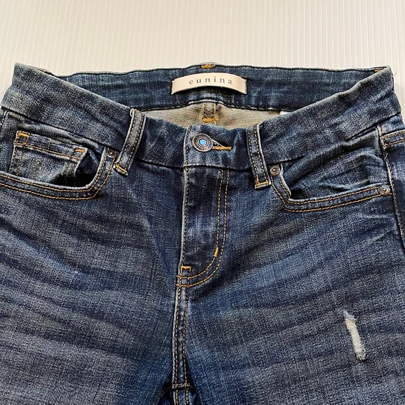 eunina Denim - Eunina Greta mid rise skinny roller crop Jean, size 1